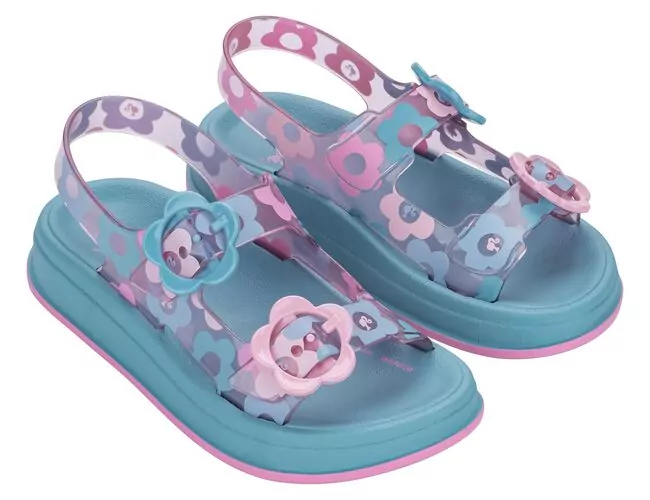 Sandalia Infantil Barbie New Style Ii Flatform - 23375 - Atacado