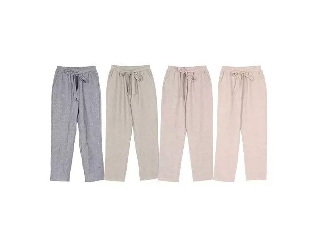 Calça Feminina Pantalona com Cordão Facinelli 290081 - Atacado