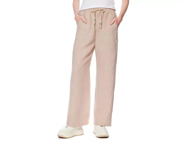Calça Feminina Pantalona com Cordão Facinelli 290080 - Atacado