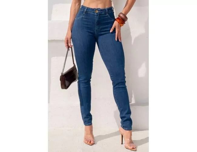 Calça Jeans Feminina RI19 Cintura Alta 78717 - Atacado