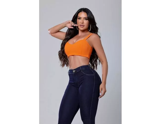 Calça Jeans Feminina RI19 Cintura Alta 00722 - Atacado