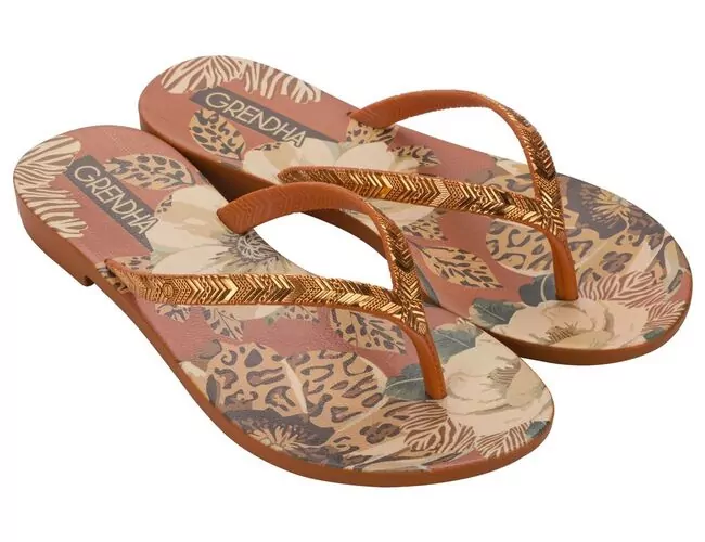 Rasteira Feminina Grendha Amor Em Flor - 19086 - Atacado