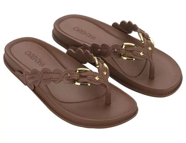 Rasteira Feminina Grendha Deslumbre - 19259 - Atacado