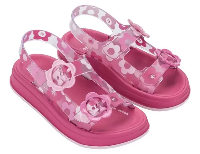 Sandalia Infantil Barbie New Style Ii Flatform - 23375 - Atacado