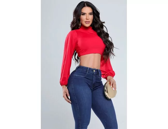 Calça Jeans Feminina RI19 Modelo Basic 78713 - Atacado
