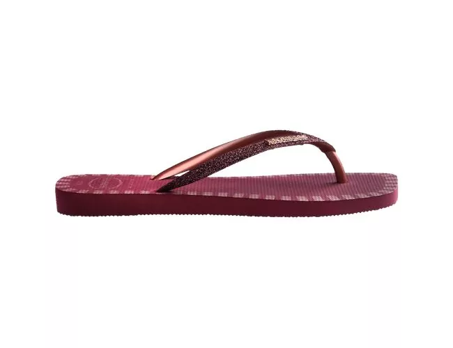 Chinelo Feminino Havaianas Square Glitter Contour - Atacado
