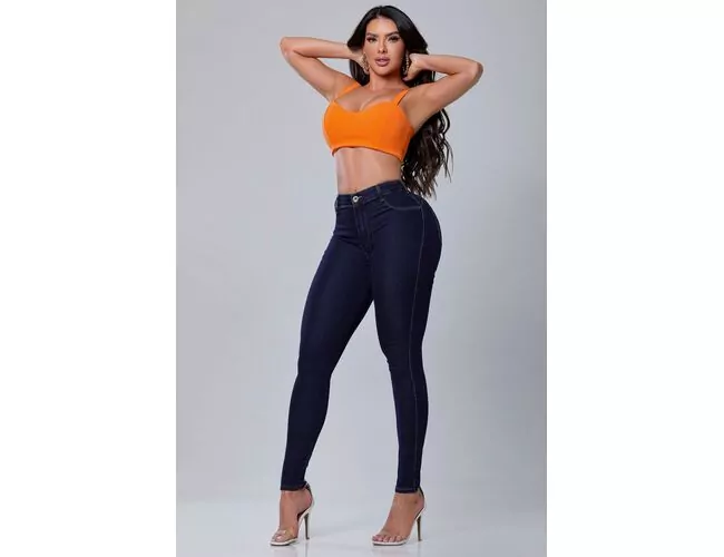 Calça Jeans Feminina RI19 Cintura Alta 00722 - Atacado