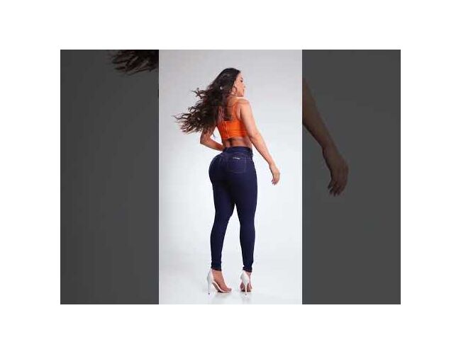 Calça Jeans Feminina RI19 Cintura Alta 00722 - Atacado