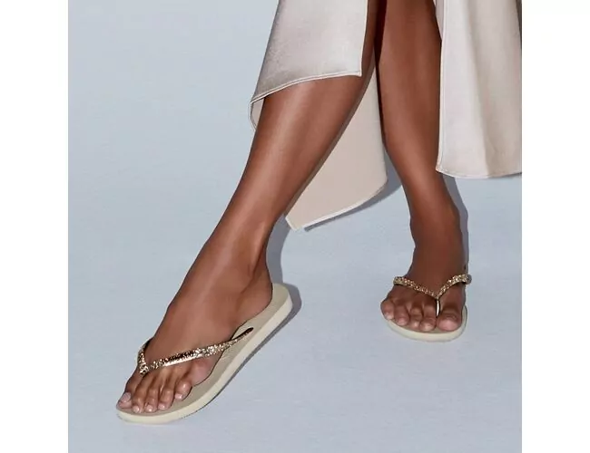 Chinelo Feminino Havaianas Slim Glitter Ii - Atacado