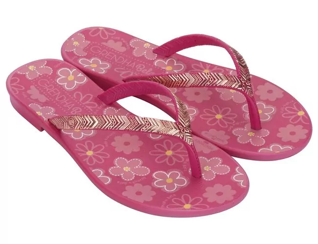 Rasteira Infantil Grendha Bela Amor Em Flor - 19313 - Atacado