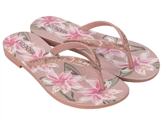 Rasteira Feminina Grendha Amor Em Flor - 19086 - Atacado