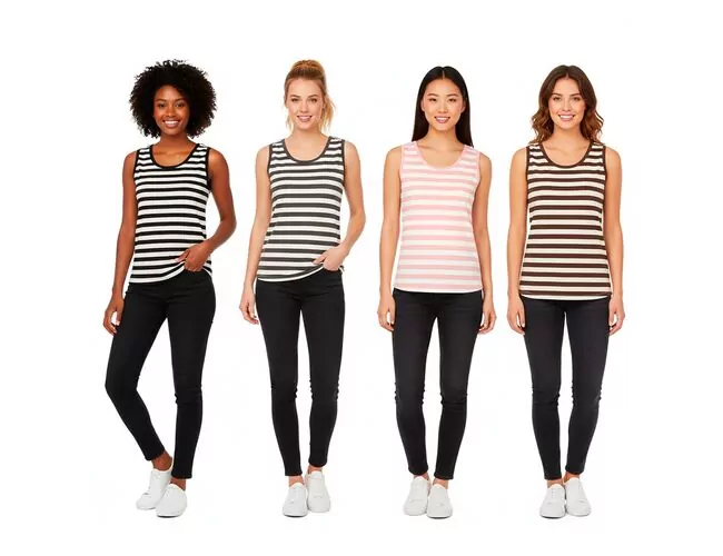 Camiseta regata feminina Facinelli 250365 - Atacado