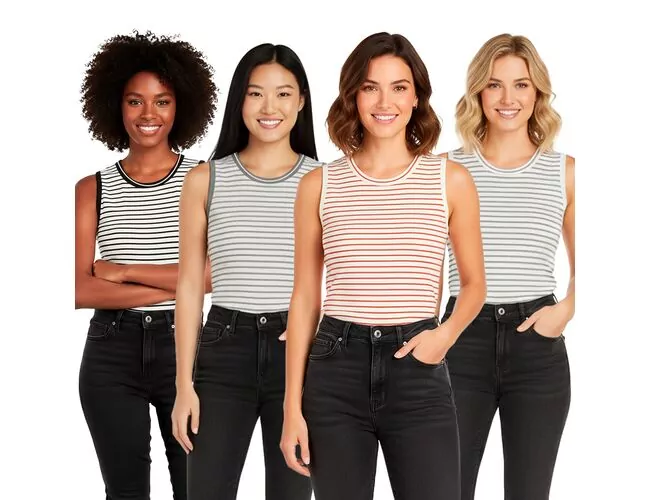 Camiseta regata feminina Facinelli 250377 - Atacado