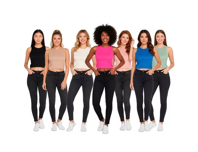 Camiseta regata feminina Facinelli 250348 - Atacado