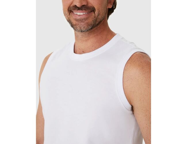 Camiseta Regata Malwee Básica Masculina Cava Ajustada Em Algodão 1000004421 - Atacado