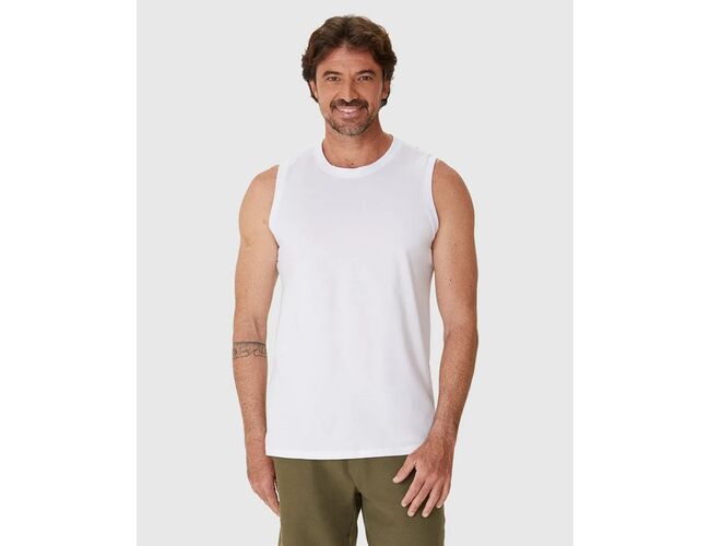 Camiseta Regata Malwee Básica Masculina Cava Ajustada Em Algodão 1000004421 - Atacado