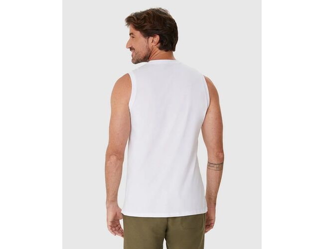 Camiseta Regata Malwee Básica Masculina Cava Ajustada Em Algodão 1000004421 - Atacado