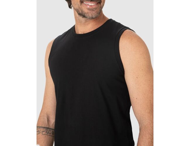 Camiseta Regata Malwee Básica Masculina Cava Ajustada Em Algodão 1000004421 - Atacado