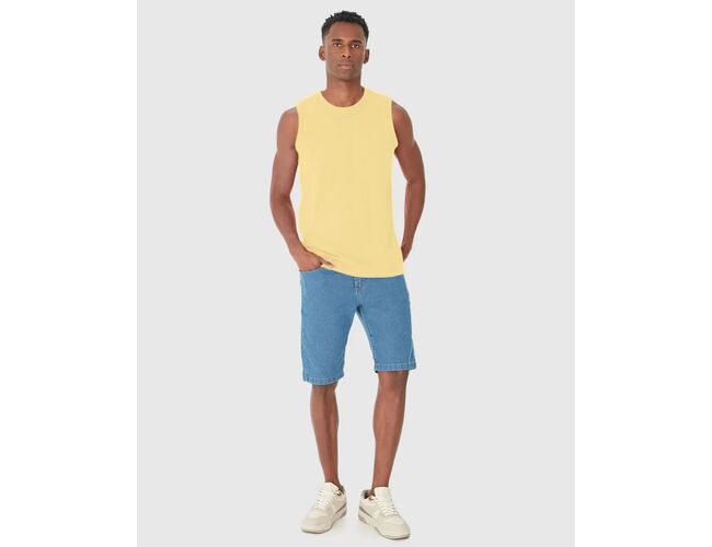 Camiseta Regata Malwee Básica Masculina Cava Ajustada Em Algodão 1000004421 - Atacado