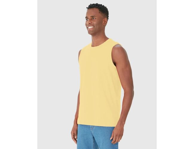 Camiseta Regata Malwee Básica Masculina Cava Ajustada Em Algodão 1000004421 - Atacado