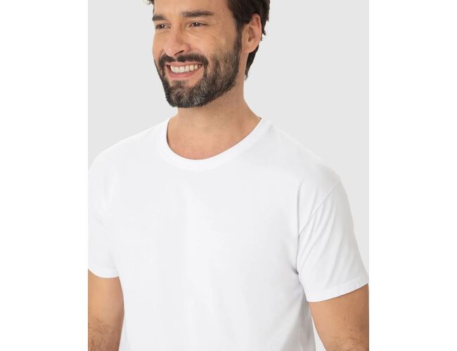 Camiseta Malwee Original Masculina Decote Redondo Em Algodão 1000015037 - Atacado