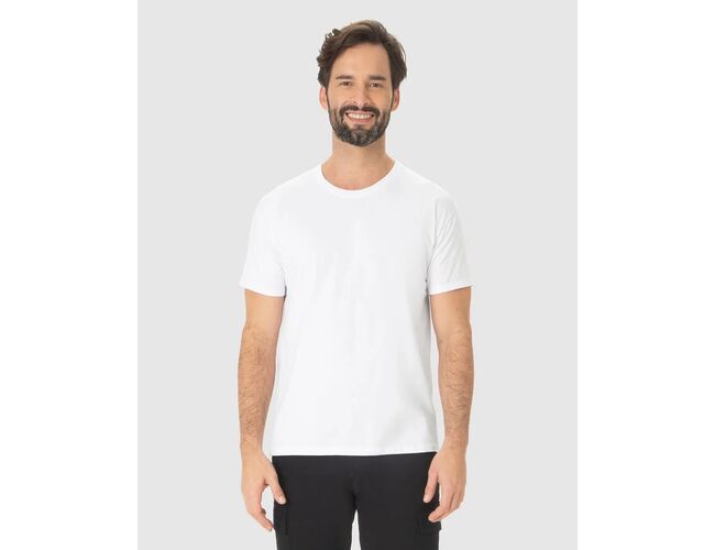 Camiseta Malwee Original Masculina Decote Redondo Em Algodão 1000015037 - Atacado