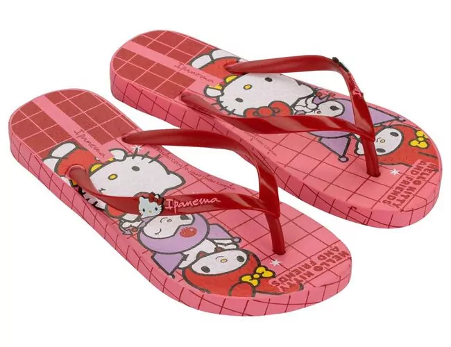 Chinelo Feminino Ipanema Hello Kitty And Friends - 27396 - Atacado