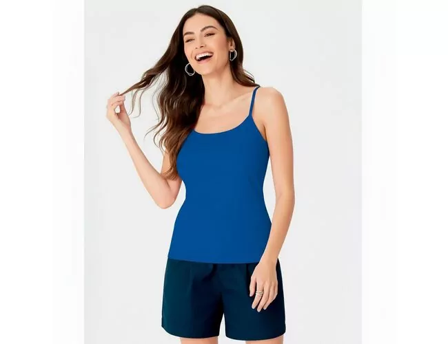 Regata Básica Malwee Feminina Alça Fina Em Algodão 1000004888 - Atacado