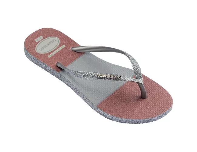 Chinelo Feminino Havaianas Slim Glitter Glam - Atacado