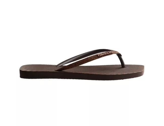 Chinelo Feminino Havaianas Square Glitter Contour - Atacado