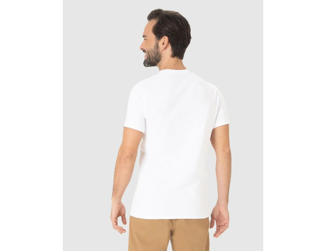 Camiseta Básica Malwee Masculina Gola V Em Algodão 1000004422 - Atacado