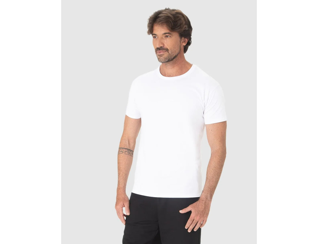 Camiseta Malwee Original Masculina Decote Redondo Em Algodão 1000004423 - Atacado