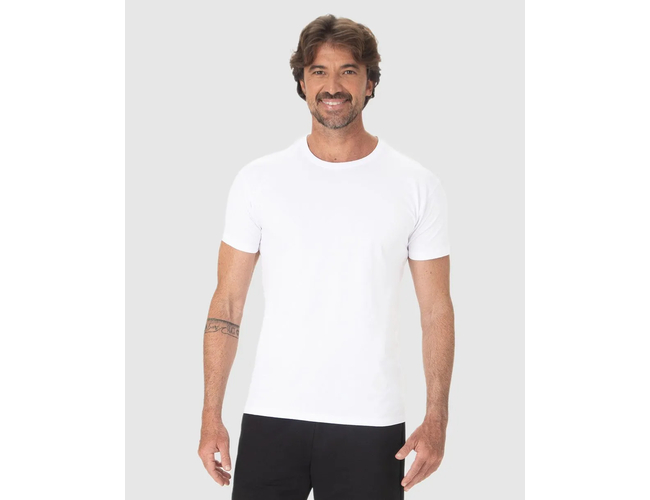 Camiseta Malwee Original Masculina Decote Redondo Em Algodão 1000004423 - Atacado