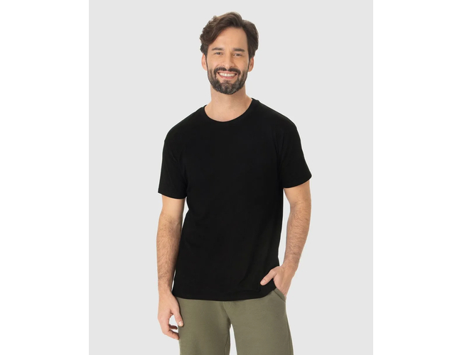 Camiseta Malwee Original Masculina Decote Redondo Em Algodão 1000004423 - Atacado