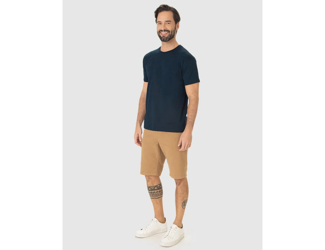 Camiseta Malwee Original Masculina Decote Redondo Em Algodão 1000004423 - Atacado
