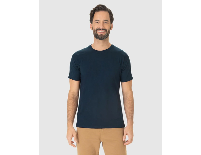 Camiseta Malwee Original Masculina Decote Redondo Em Algodão 1000004423 - Atacado