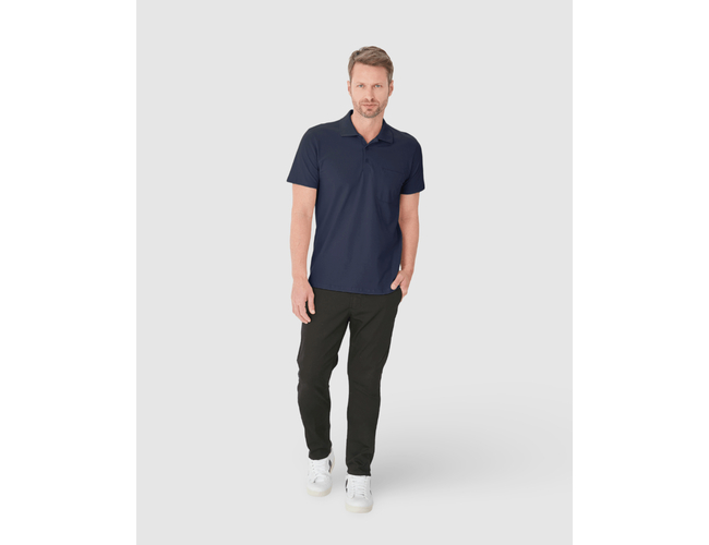 Camisa Polo Básica Malwee Masculina Gola Esporte E Bolso Piquet Stretch 1000004427 - Atacado
