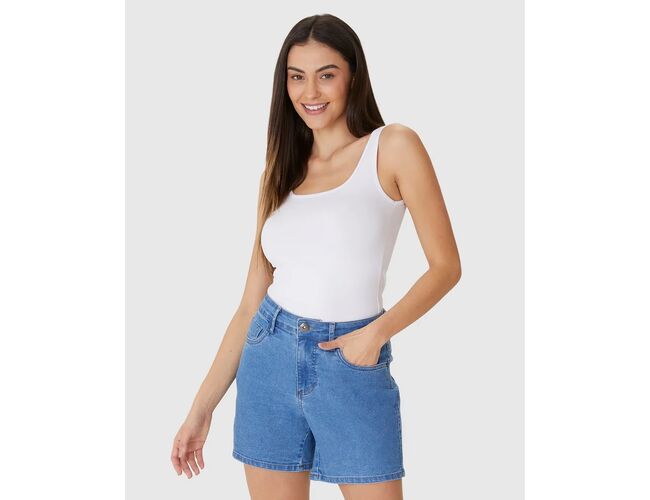 Regata Básica Malwee Feminina Alça Fina Em Algodão 1000004492 - Atacado