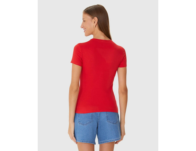 Blusa Básica Feminina Malwee Decote Redondo Em Algodão 1000004500 - Atacado