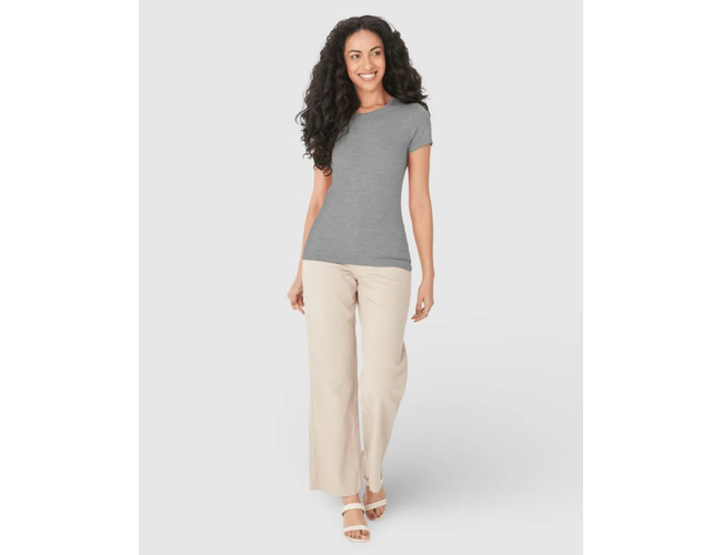 Blusa Básica Feminina Malwee Decote Redondo Em Algodão 1000004500 - Atacado