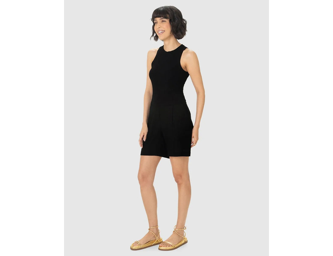 Regata Básica Malwee Feminina Long Cropped Viscose Canelada 10000113554 - Atacado