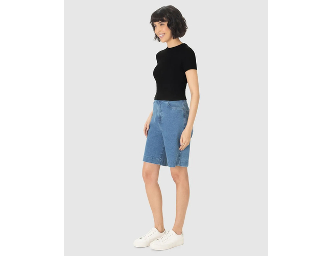 Blusa Básica Malwee Feminina Decote Redondo Ribana 1000114191 - Atacado