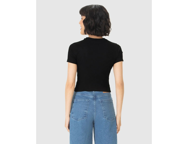Blusa Básica Malwee Feminina Decote Redondo Ribana 1000114191 - Atacado