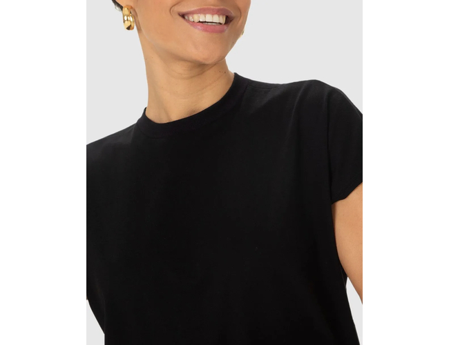 Blusa Básica Malwee Feminina Manga Curta Algodão Comfy 10000120770 - Atacado