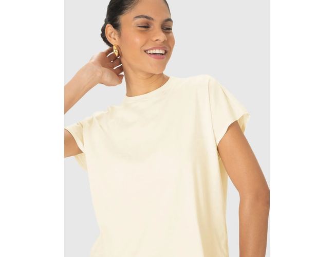 Blusa Básica Malwee Feminina Manga Curta Algodão Comfy 10000120770 - Atacado