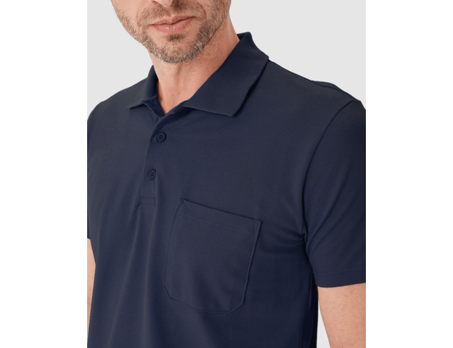 Camisa Polo Básica Malwee Masculina Gola Esporte E Bolso Piquet Stretch 1000004427 - Atacado
