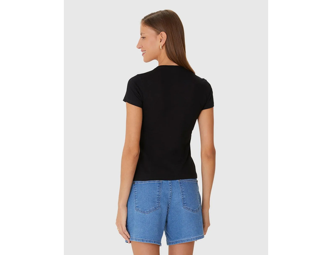 Blusa Básica Malwee Feminina Decote V Em Algodão 1000047373 - Atacado