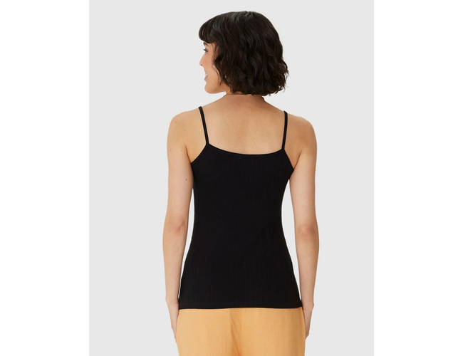 Regata Básica Malwee Feminina Alça Fina Canelada Viscose 1000050617 - Atacado