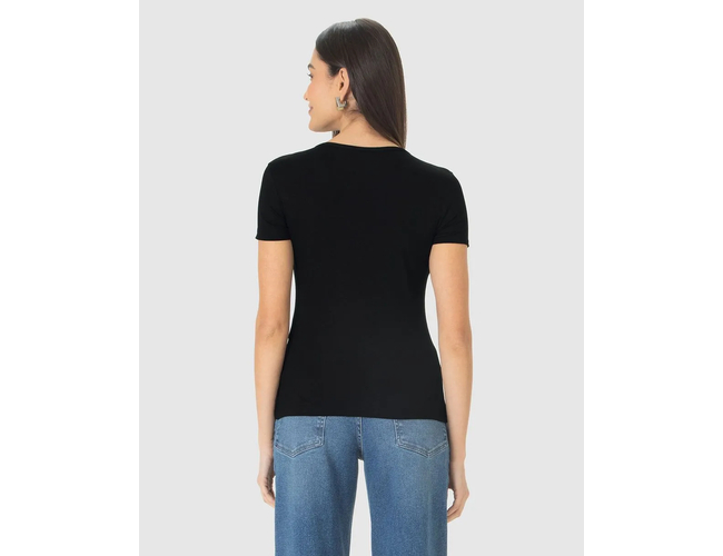 Blusa Básica Malwee Feminina Decote Redondo Viscose Stretch 1000079410 - Atacado