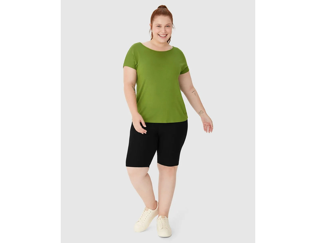 Bermuda Básica Malwee Feminina Plus Size Algodão Cintura Média 1000098106 - Atacado Bermuda Básica Malwee Feminina Plus Size Algodão Cintura Média 1000098106 - Atacado